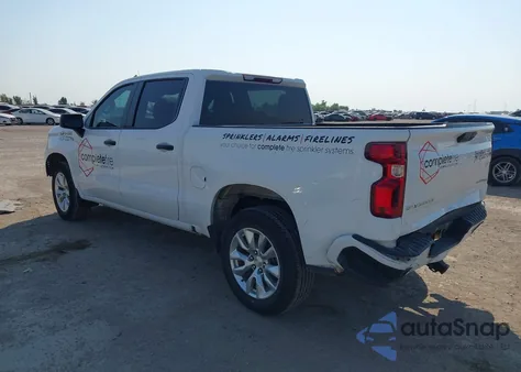 2024 Chevrolet Silverado 1500 2Wd Short Bed Custom z USA, uszkodzony, nr VIN 1GCPABEK0RZ132329